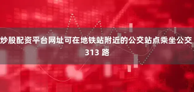炒股配资平台网址可在地铁站附近的公交站点乘坐公交 313 路